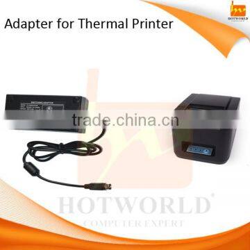 2.5A 24V 3pin 60W POS Receipt Printer Adapter