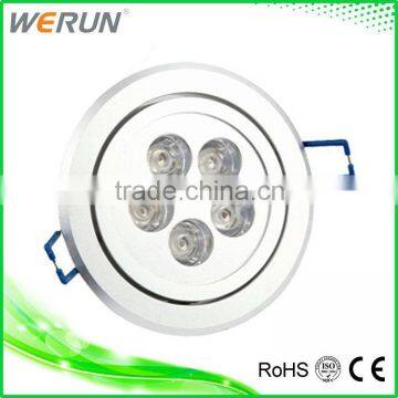 outdoor waterproof high numinous LED recessed down light