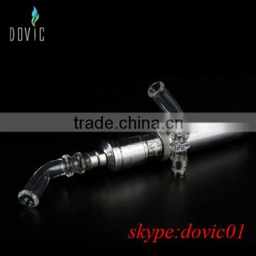 wholesale glass drip tip with ss base