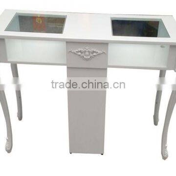 LNE-081 Roman style nail table manicure table for 2 people