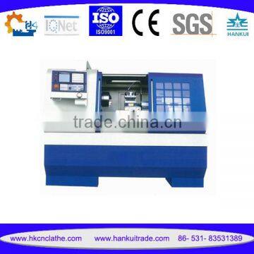 CK6136 Flat Bed CNC Lathe / CNC Wheel Lathe Machine with CE Certifcates