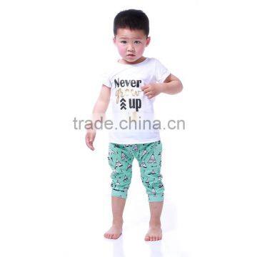 "never give up" boys clothes summer 2016 new baby clothing sets