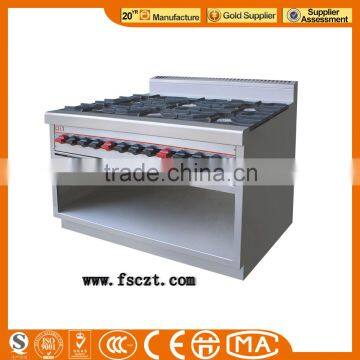 Commercial Gas cooking Range With Six Burner