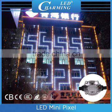 L50*W40*H25 slim mini led pixel light bridge door head light decoration with SD card controller