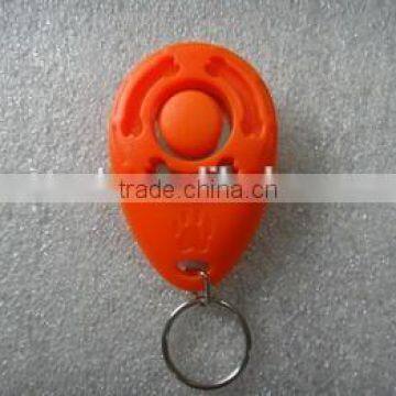 Teardrop shaped blank dog training clicker