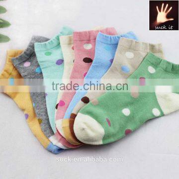 pretty Candy Color Fashion Dots peachyforum cute teenage girls ankle socks