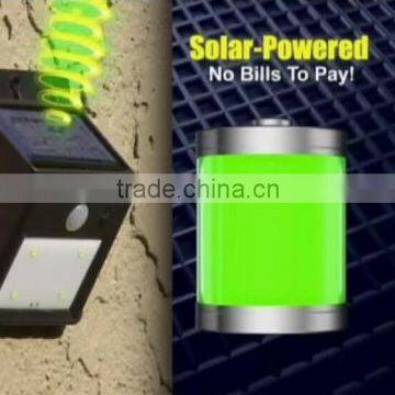 As Seen On TV Solar Outdoor Stick Up Light! Motion Activated No Tools Ever Brite photo-4