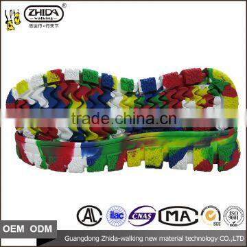 high heels safety shoes outsole / rubber non-marking outsole / color rubber outsole shoes