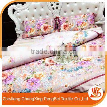 Fancy Polyester Customized Printing Bedsheet/quilt Fabric