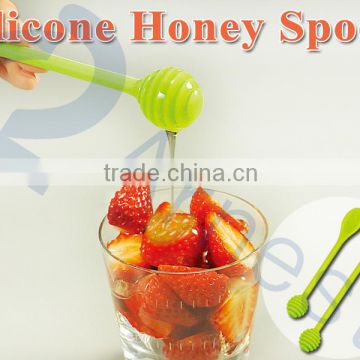 kitchenware cookware cooking equipments utensils tools silicone jam honey spoon cocktail steirrer spatula 75802 75803