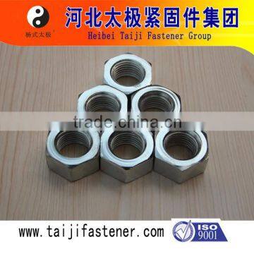 electro galvanized stainless steel nut with stud bolt