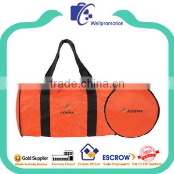 Wellpromotion fashion promotional polyester foldable travelling bag