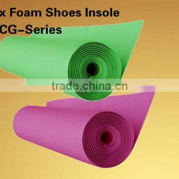 Colorful latex foam sheet for shoe insole, rubber sheets for shoes