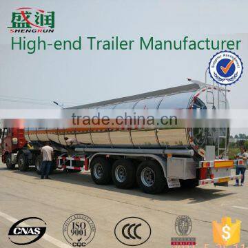 3 Axles Aluminium Alloy Fuel Tanker Trailer,fuel Tanker Semi Trailer,feeds Transport Semi Trailer photo-3