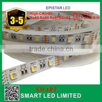 5M Epistar RGBW 5050 Flexible LED Strip 60 LED/M 24V IP65 Waterproof