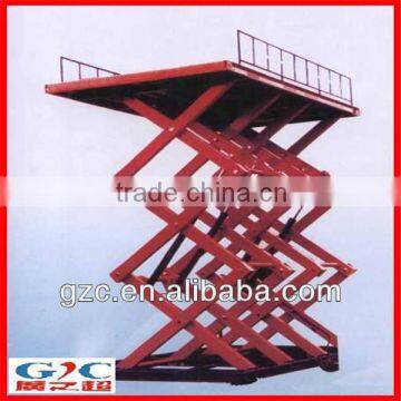 Steel Scissor Hydraulic Cargo Lift with Platform