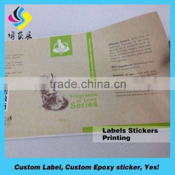 Cheap sticker pritning printed label easter roll sticker