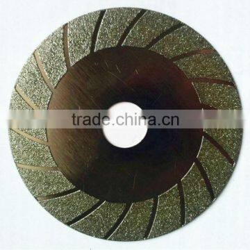 100mm Grit 60# electroplate diamond fine grinding disc for Angle grinder