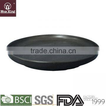 H10741 chaozhou factory inch black or 10 round white plates ceramic