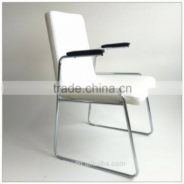 TDC-195-2 QVB HANGZHOU JIANDE TONGDA ARMREST PU SEAT CHROME PLATED STEEL FRAME MEETING OFFICE CHAIR