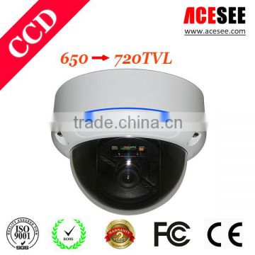 low cost video camera metal cases analog IR dome security film camera manufacturer