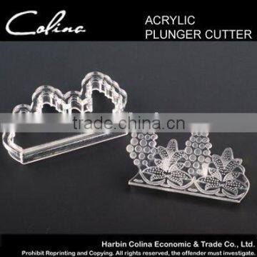 Embossed Acrylic Fondant cutter