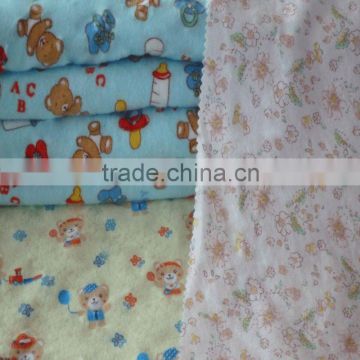 100% cotton fabric printing brushed