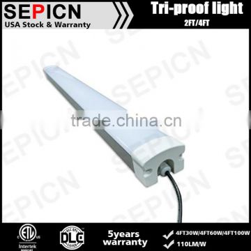 30w-100w led light wholesale free asian tube 100 watt tri-proof led light DLC,ETL,cETL listed