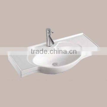 China Export New Design Western Bathroom Sinks for Cabinet