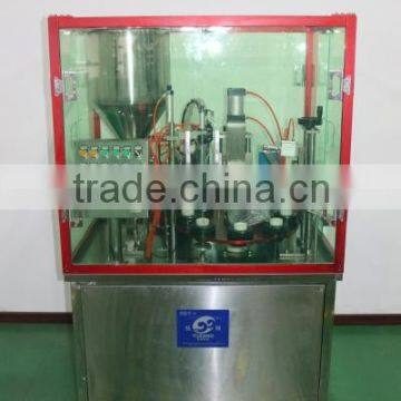 Semi-automatic soft tube filling sealing machine