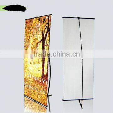 plastic style L banner stand