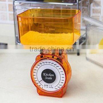 1kg PS Plastic Mechanical Kitchen Food Scale