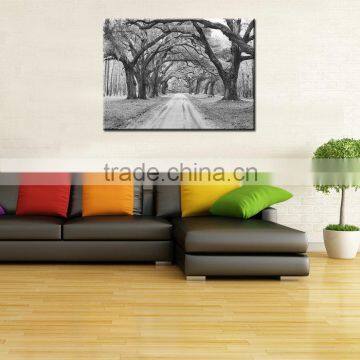 Wholesale Painting Tree Art Landscape Black and White Canvas Print