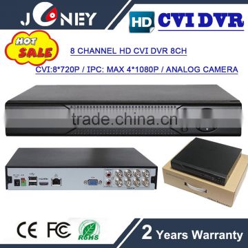 HD CVI DVR CVR HDCVI recorder 720p 8 channel BNC input