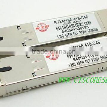 Used original WTD RTXM168-418-C46 1.25G EPON OLT PX20+ DDM-HW transceiver