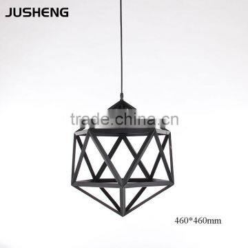 Modern Black Iron restaurant lighting decorative chandelier pendant light