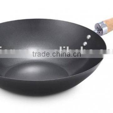 Non stick carbon steel chinese woks