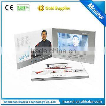 High Quality Printable Video Business Card / Digital Photo Frame / Video Brochure card for advertising