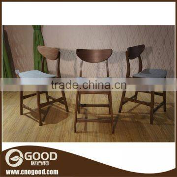 Wholesale Style Rubber Wood Dining Room Bar Chair Set photo-2