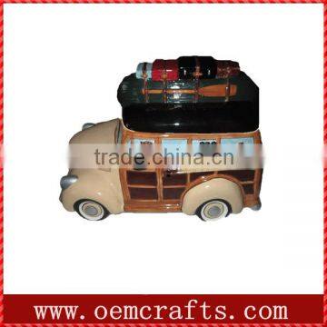 Rare high grade car shaped decorative cookie jars