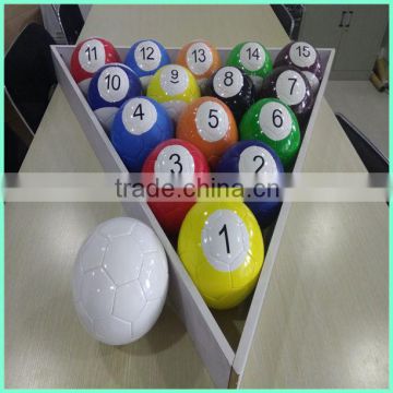 Fashion and quality PVC snookball snooker soccer ball