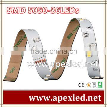 5050RGB+ 5050CW led strip 36LEDs per meter LED strip tape