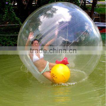 Inflatable Water Walking Ball 2 M Diameter PVC Inflatable Ball Children and Adults' Toy Playing on the Water