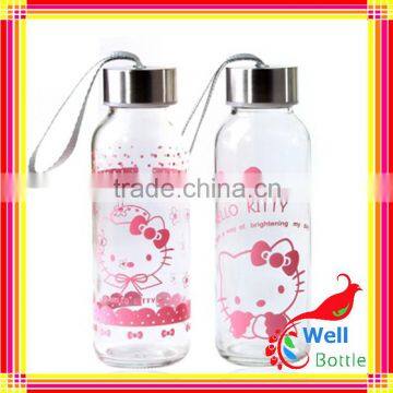 insulated water bottle with empty water bottle for hot water bottle with cat coverWB098R