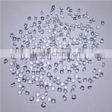 NATURAL WHITE TOPAZ CUT FACETED GOOD COLOR & QUALITY 3 MM ROUND LOT