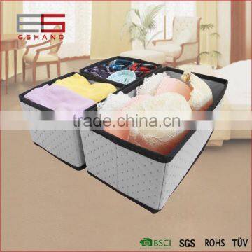 New design High quality fabric cardboard drawer boxes storage box