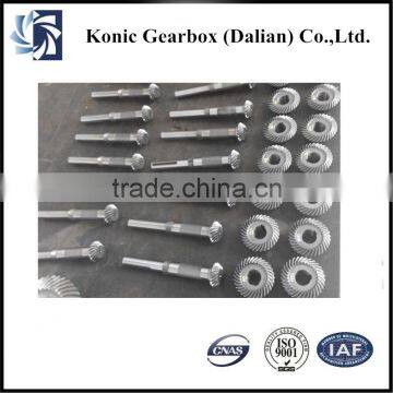 Nonstandard OEM helical bevel gear for rotary tiller parts from China factory