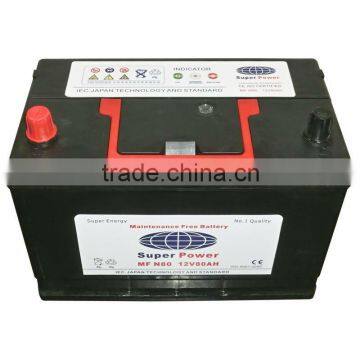 80D26L MF auto battery