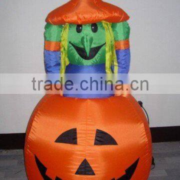 inflatable halloween pumpkin