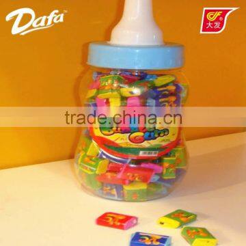 dafa baby bottle bubble gum with tattoo